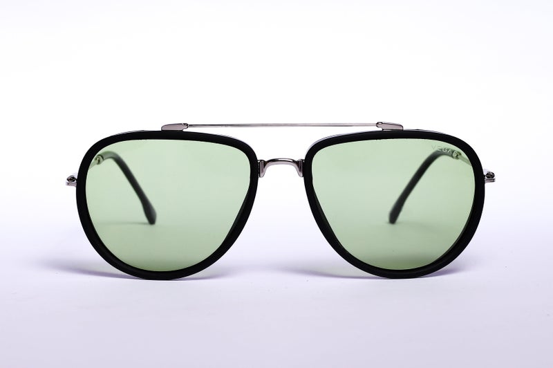 VEGAS Full Rim Aviator Men Light Green  Sunglasses V2045 C7 - Image 1